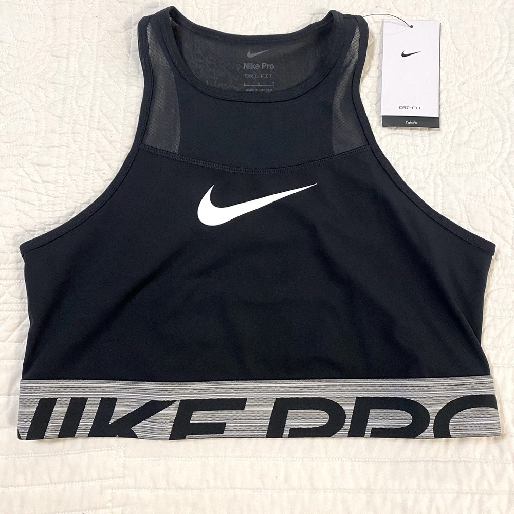 Nike Women’s Pro GRX Sleeveless Crop Top-Large